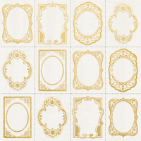 Kaisercraft-Romantique Gold Frames Foil Specialty Paper